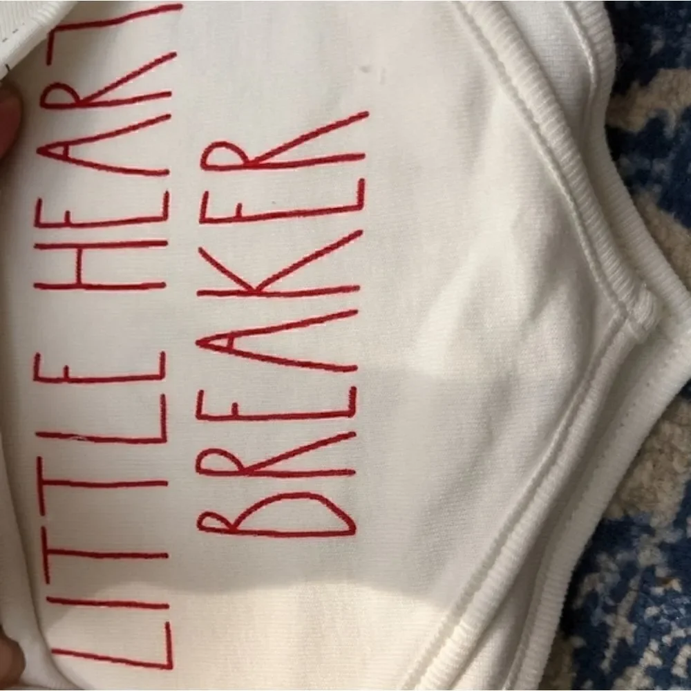 Rae Dunn Baby bibs pack of 3 Daddy's Little Valentine love bandit